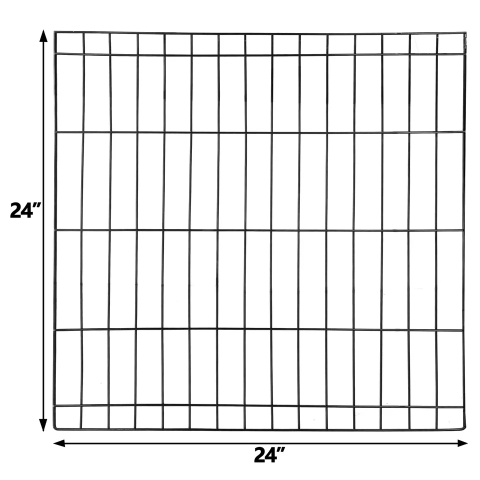 Dog Playpen Panels Foldable Exercise Pen Indoor Outdoor Pet Playpen Fence For Puppies Rabbits Ducks 16