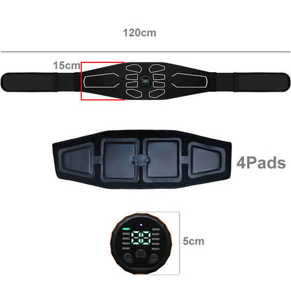 Muscle Toner Abdominal Waist Belt Fitness Massager for Core Training  Fat Burn