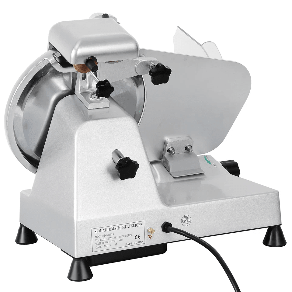 Professional Electric Meat Slicer Stainless Steel Blade Deli Food Slicer For Home Kitchen Adjustabl 3