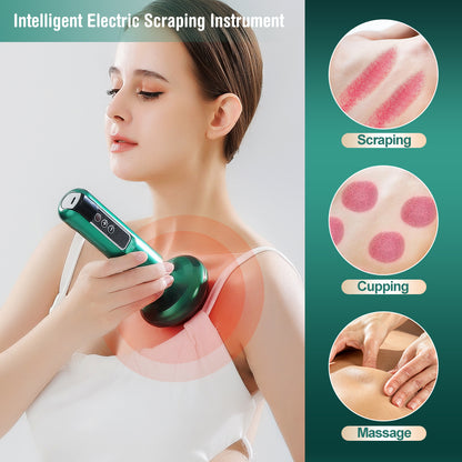 Infrared Electric Cupping Massager Vacuum Suction GuaSha for Cellulite Reduction  Body Sculpting