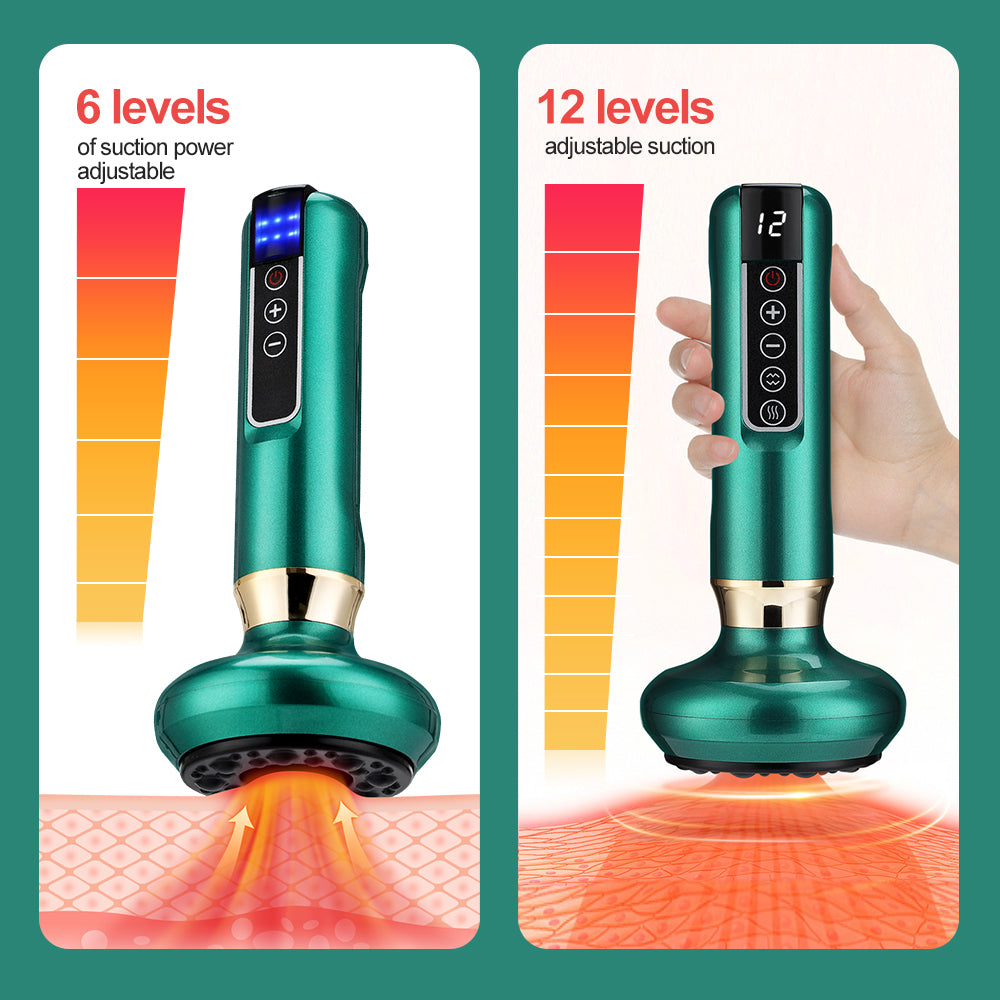 Infrared Electric Cupping Massager Vacuum Suction GuaSha for Cellulite Reduction  Body Sculpting