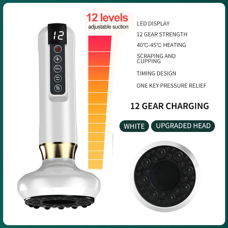 Infrared Electric Cupping Massager Vacuum Suction GuaSha for Cellulite Reduction  Body Sculpting