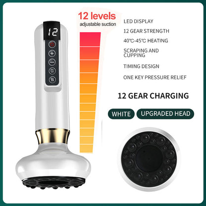 Infrared Electric Cupping Massager Vacuum Suction GuaSha for Cellulite Reduction  Body Sculpting
