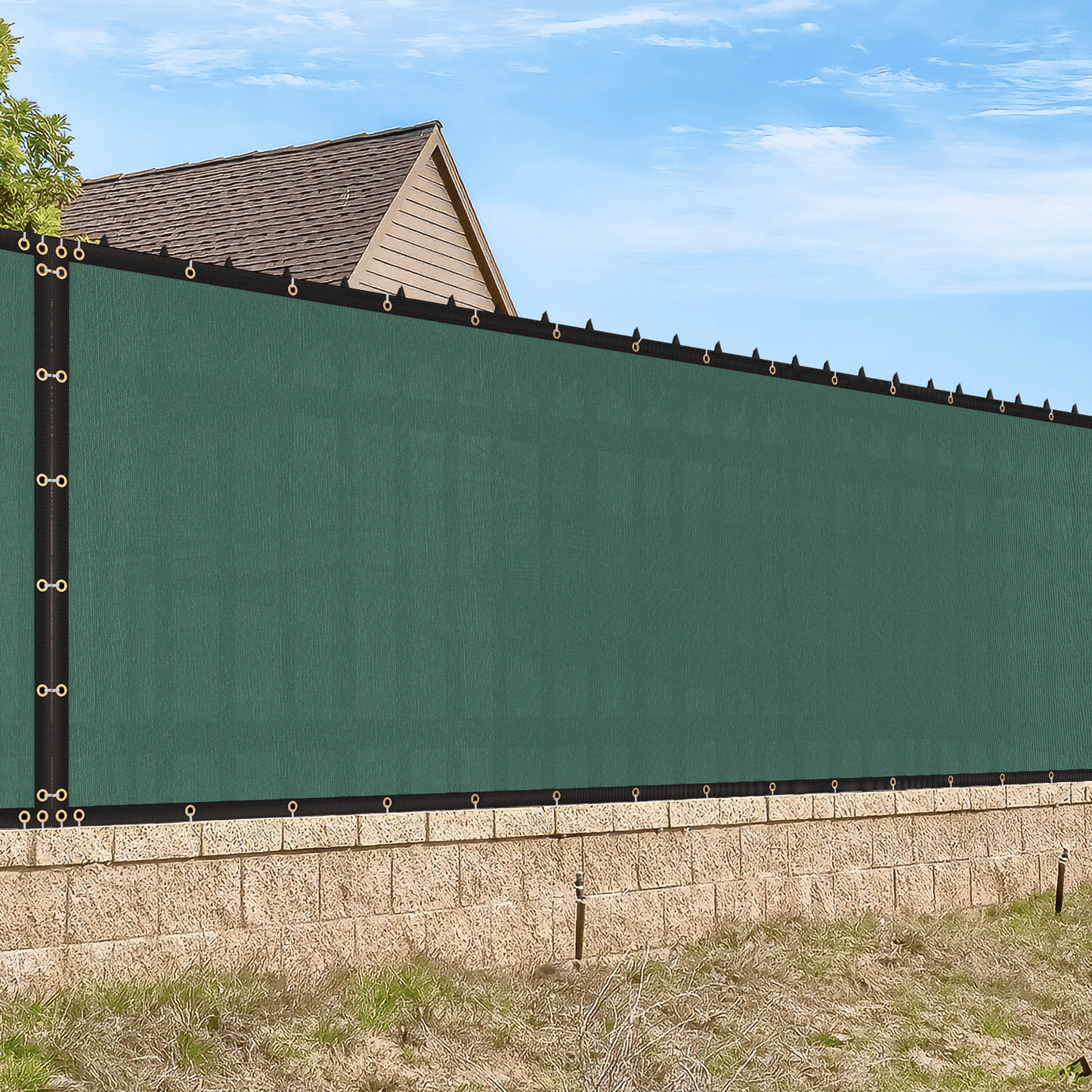 Heavy Duty Privacy Fence Screen Mesh, Garden Shade Net Cover