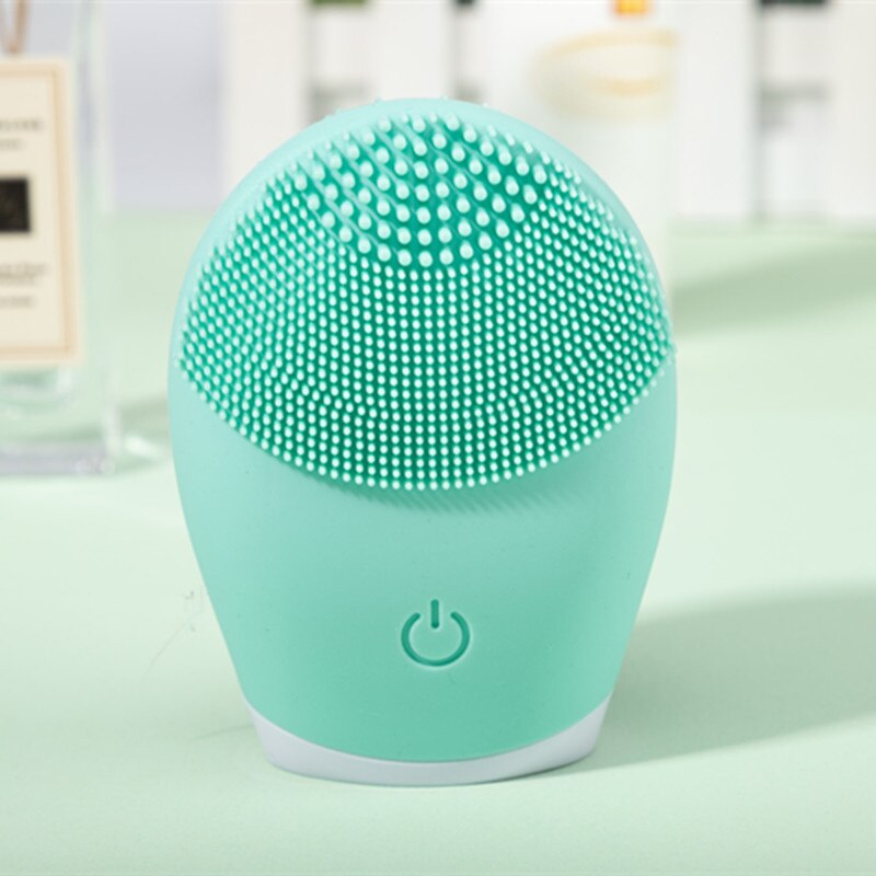 Vibrating Electric Silicone Facial Cleanser Skincare Massage Tool for Deep Pore Cleaning