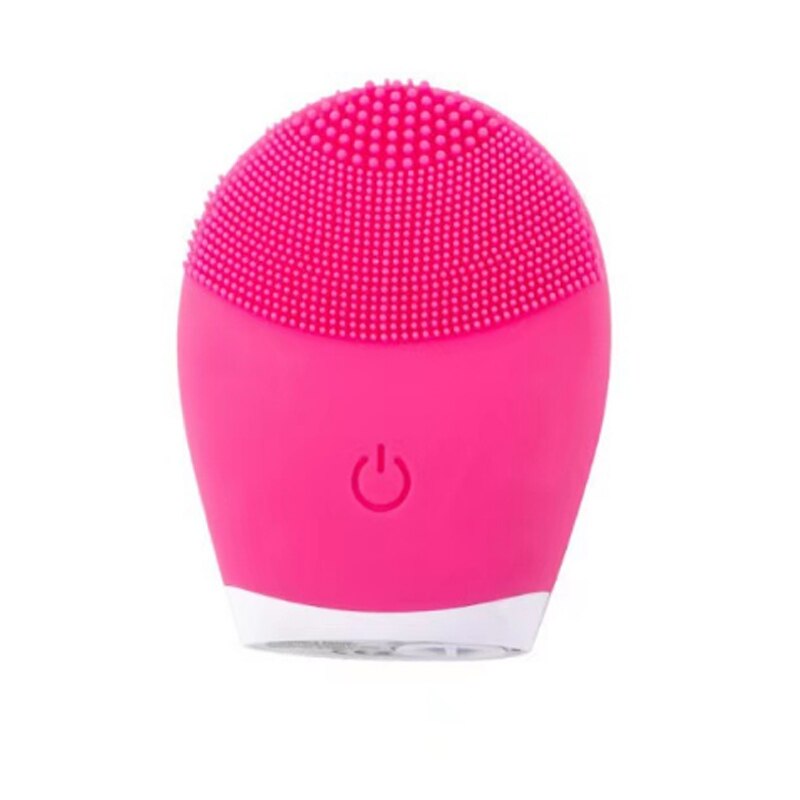 Vibrating Electric Silicone Facial Cleanser Skincare Massage Tool for Deep Pore Cleaning
