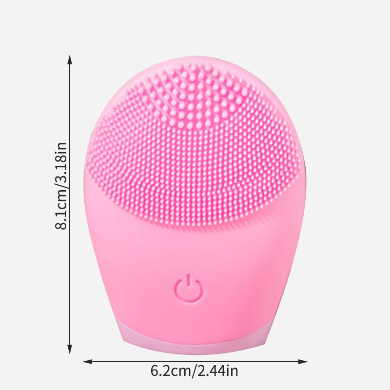 Vibrating Electric Silicone Facial Cleanser Skincare Massage Tool for Deep Pore Cleaning