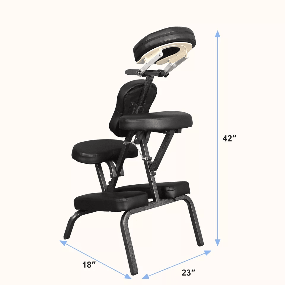 Portable Massage Chair Foldable Tattoo Therapy Chair With Thick Sponge  Carry Bag 4