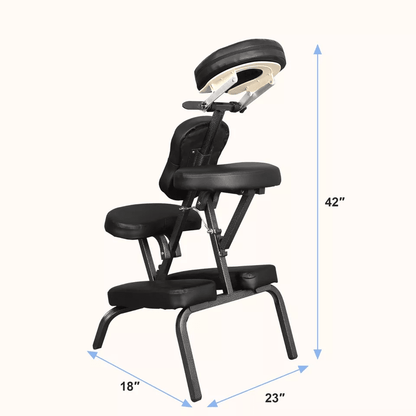 Portable Massage Chair Foldable Tattoo Therapy Chair With Thick Sponge  Carry Bag 4