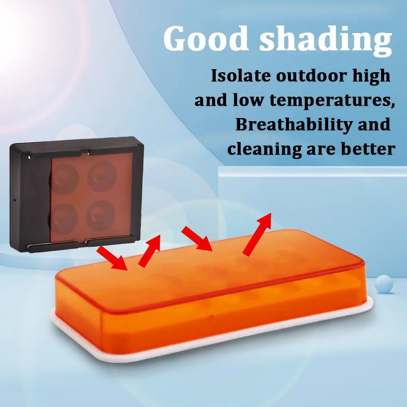 Dental Resin Shade Storage Box Veneer Organizer Tool with Slots Cover  Palette Case for Mixing an