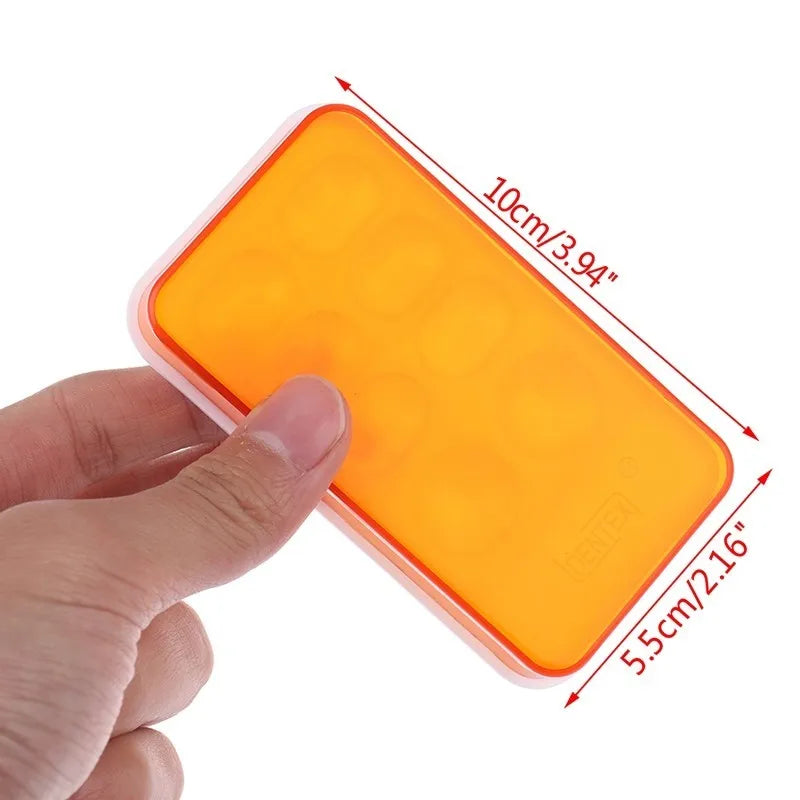 Dental Resin Shade Storage Box Veneer Organizer Tool with Slots Cover  Palette Case for Mixing an
