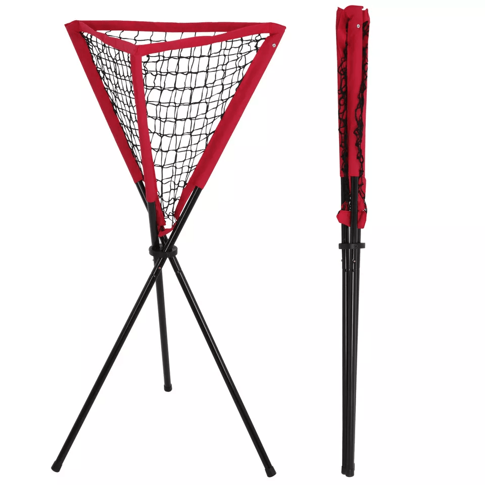 Portable Ball Caddy Tripod Stand For Baseball  Softball Hitting Training With Carry Bag 2