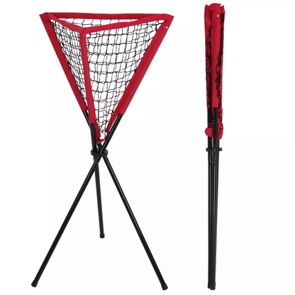 Portable Ball Caddy Tripod Stand For Baseball  Softball Hitting Training With Carry Bag 2