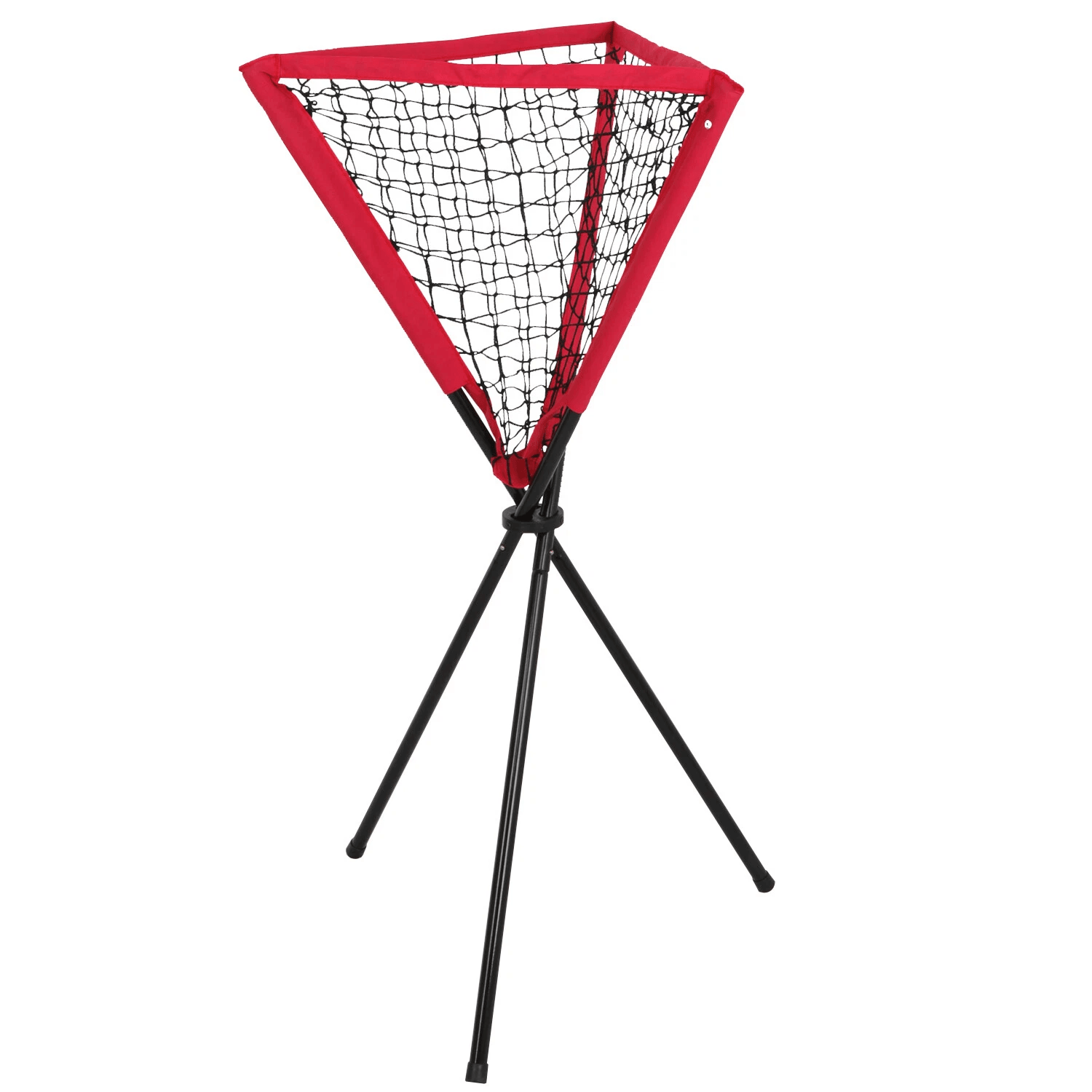 Portable Ball Caddy Tripod Stand for Baseball & Softball Hitting Training with Carry Bag