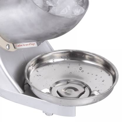 Electric Ice Crusher Stainless Steel Snow Cone Maker HeavyDuty Ice Shaver Machine For Home Bar Rest 6