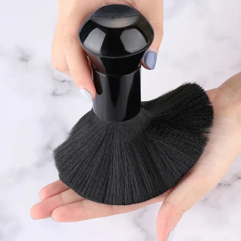 Hairdressing Sweeping Brush – Neck Hair Cleaning Duster for Barbershop & Salon Haircut Tools