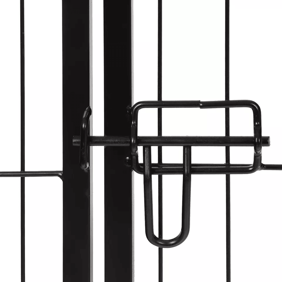 Metal Dog Playpen Pet Fence Portable Puppy Exercise Pen For Indoor  Outdoor Use Foldable Panel Heav 5