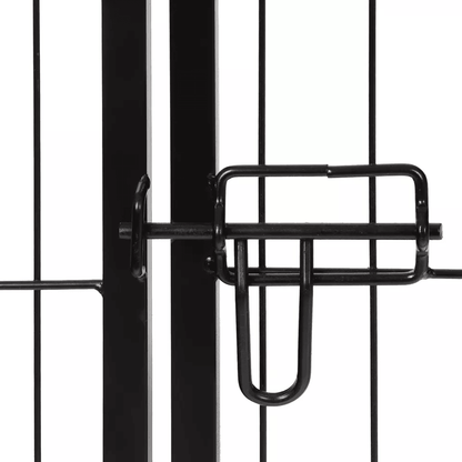 Metal Dog Playpen Pet Fence Portable Puppy Exercise Pen For Indoor  Outdoor Use Foldable Panel Heav 5