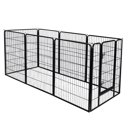 Metal Dog Playpen Pet Fence Portable Puppy Exercise Pen For Indoor  Outdoor Use Foldable Panel Heav 7