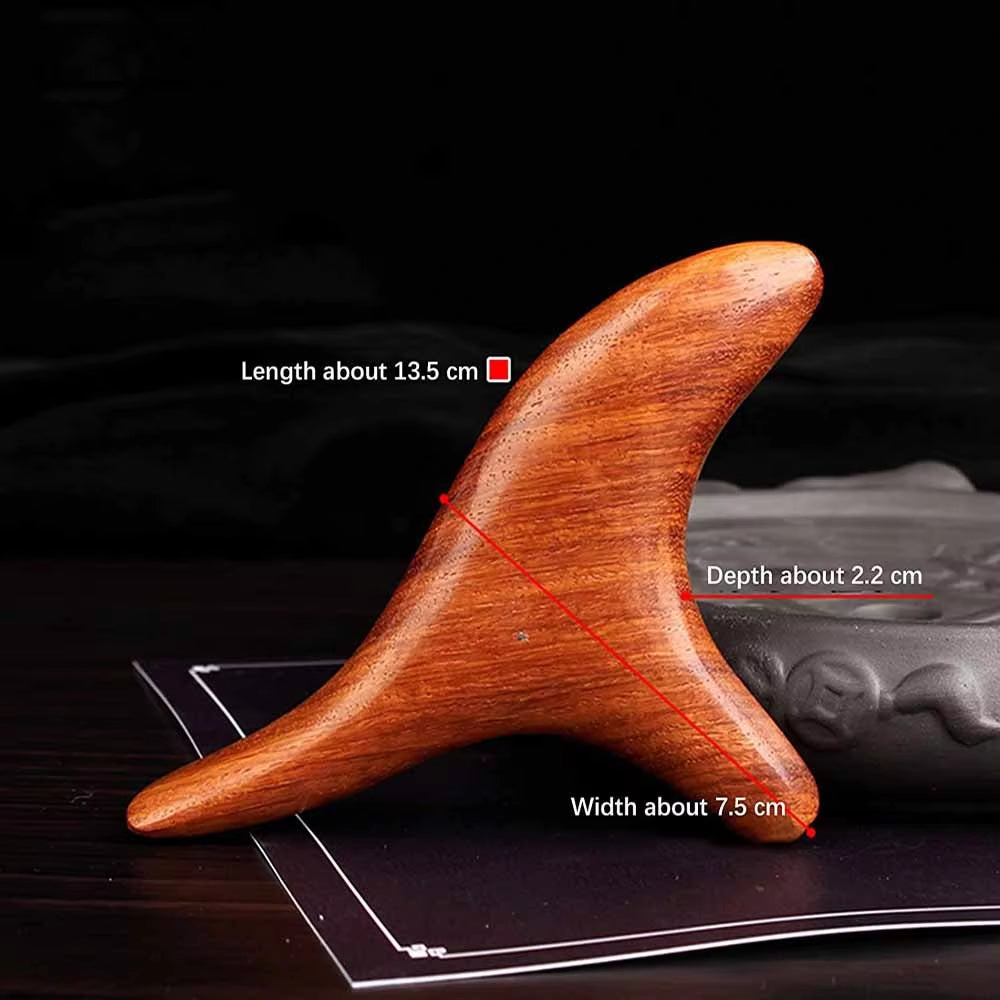 Wooden Gua Sha Massage Tool for Neck Foot Back  Face Trigger Point Therapy for Home Gym  Profes