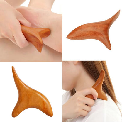 Wooden Gua Sha Massage Tool for Neck Foot Back  Face Trigger Point Therapy for Home Gym  Profes