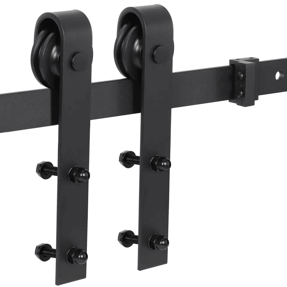 Modern Sliding Barn Door Hardware Kit Closet Track Rail System For Home Interiors 3