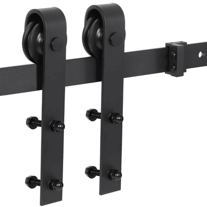 Modern Sliding Barn Door Hardware Kit Closet Track Rail System For Home Interiors 3