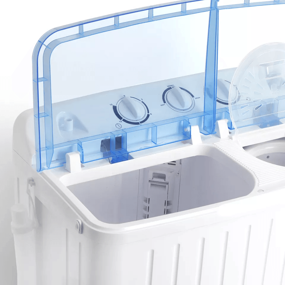 Portable Washing Machine Twin Tub Compact Washer  Spinner Combo Ideal For Apartments Dorms RVs 4