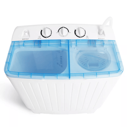 Portable Washing Machine Twin Tub Compact Washer  Spinner Combo Ideal For Apartments Dorms RVs 5