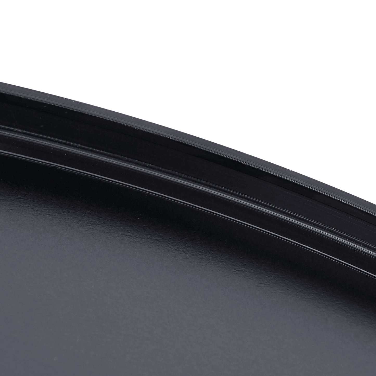 Wall Mounted Round Mirror Black Frame Stylish Bathroom Mirror With Durable Metal Frame For Home Dec