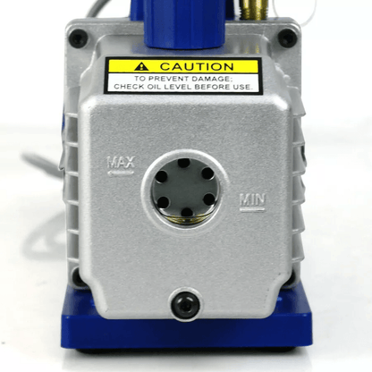 Single Stage Rotary Vane Air Vacuum Pump  AC Manifold Gauge Set HVAC AC Refrigeration Kit 4