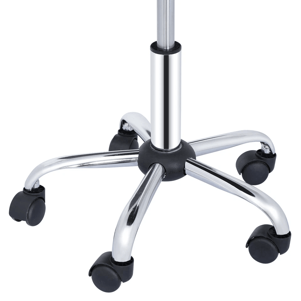 Hydraulic Rolling Stool Swivel Salon Chair Adjustable Height Black Office  Tattoo Stool With Wheels 9