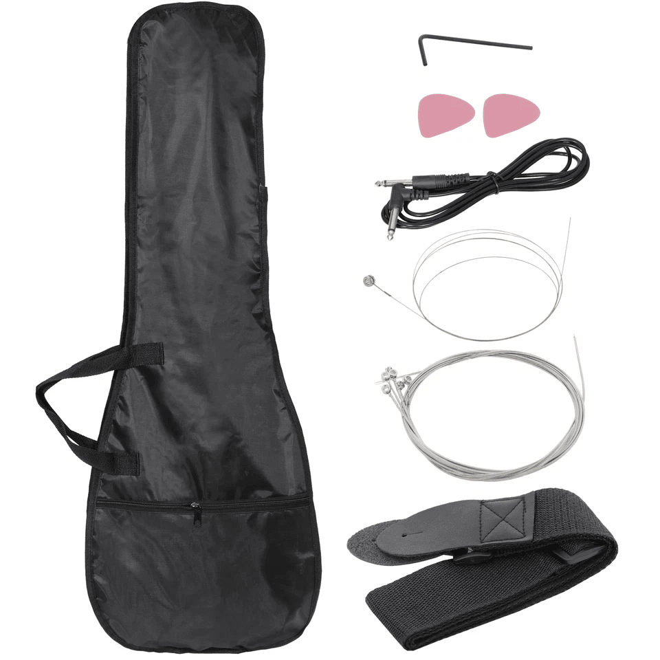 Pink Kids Electric Guitar Set With Amp Gig Bag Strap  Picks Beginners Starter Kit For Young Musicia 18