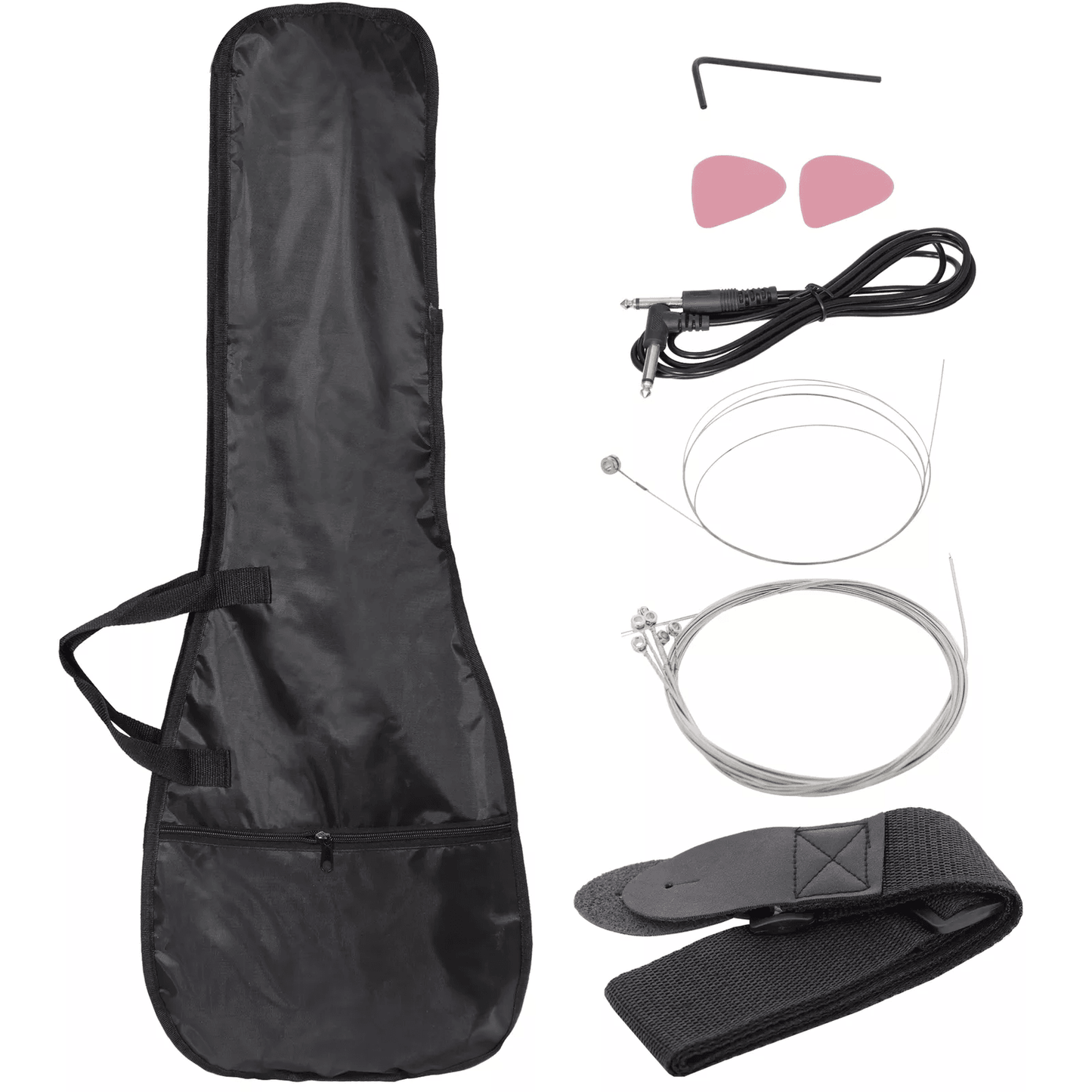 Pink Kids Electric Guitar Set With Amp Gig Bag Strap  Picks Beginners Starter Kit For Young Musicia 17