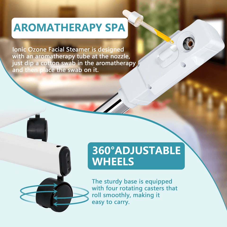 Professional Ionic Ozone Facial Steamer  Magnifier SpaGrade Hot Mist Machine For Estheticians  Home 3