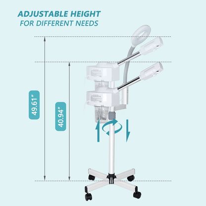 Professional Ionic Ozone Facial Steamer  Magnifier SpaGrade Hot Mist Machine For Estheticians  Home 6