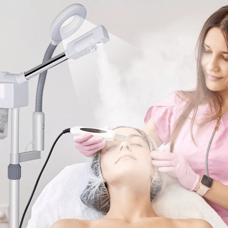 Professional Ionic Ozone Facial Steamer  Magnifier SpaGrade Hot Mist Machine For Estheticians  Home 2