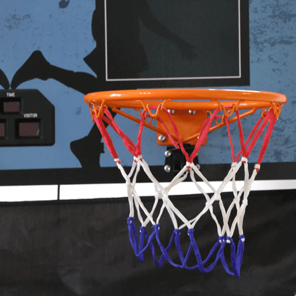 Foldable Indoor Basketball Arcade Game Double Shot 2 Player With Electronic Scoreboard  4 Balls 5