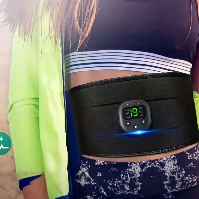 Portable Waist Massager Belt USB Charging Electric Shaper for Arm Hip  Leg  Weight Loss Trainer