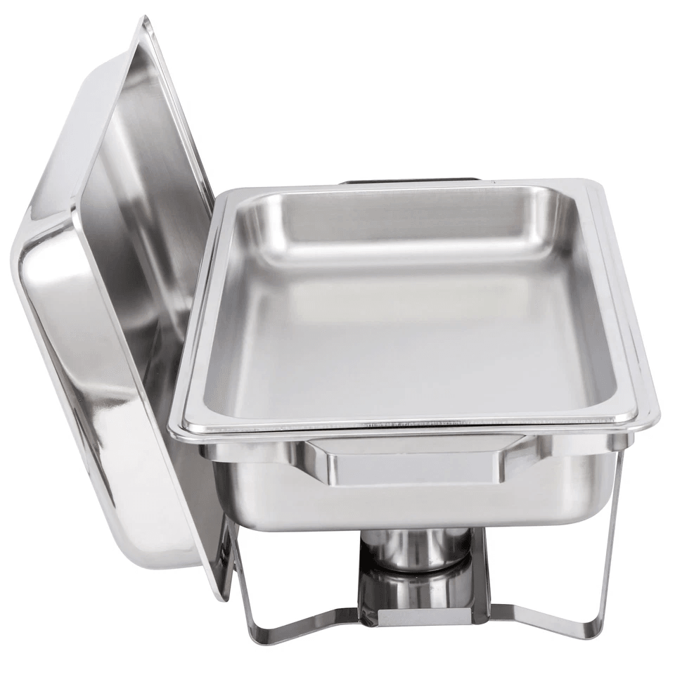 Stainless Steel Chafing Dish Buffet Set With Water Pan  Fuel Holder Full Size Catering Chafer For P 4