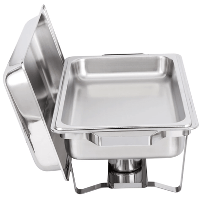 Stainless Steel Chafing Dish Buffet Set With Water Pan  Fuel Holder Full Size Catering Chafer For P 4