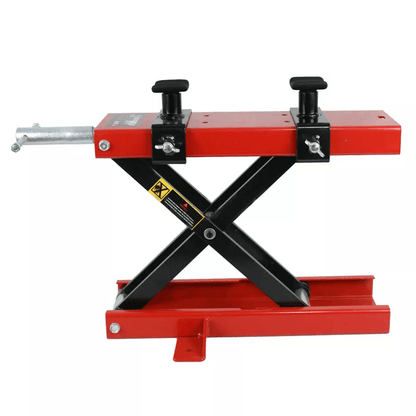 Heavy Duty Motorcycle Scissor Jack Lift Stand ATV Dirt Bike Crank Hoist Tool For Maintenance  Repai 1