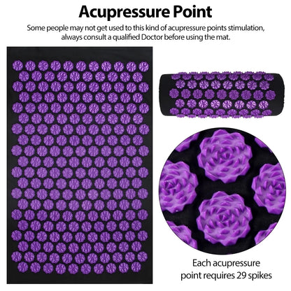 Acupressure Yoga Mat Kuznetsovs Applicator Cushion Sensi Massage Body Needles With Spikes Pillow Fo