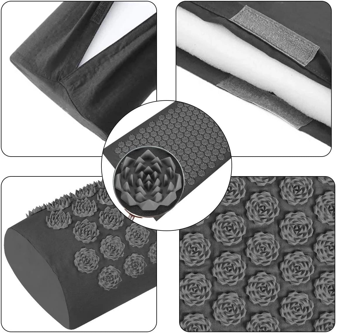 Acupressure Yoga Mat Kuznetsovs Applicator Cushion Sensi Massage Body Needles With Spikes Pillow Fo