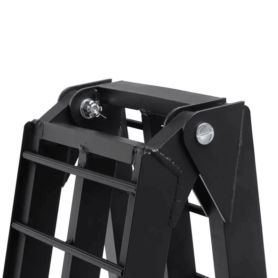 Pair Of 10ft Folding Aluminum Arch ATV Ramps  Lightweight Portable 1200 Lbs Capacity 7