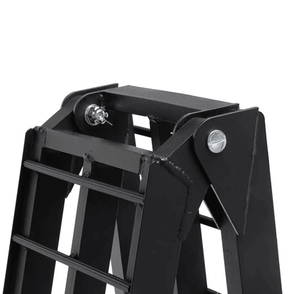 Pair Of 10ft Folding Aluminum Arch ATV Ramps  Lightweight Portable 1200 Lbs Capacity 7