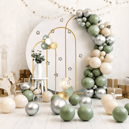 Gold Metal Arch Backdrop Stand Wedding Party  Event Decoration 1