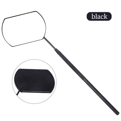 Stainless Steel Eyelash Checking Mirror Portable Lash Lifting  Extension Tech Tool