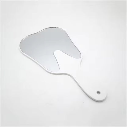 Unbreakable ToothShaped Dental Mouth Examination Mirror Handheld Oral  Makeup Accessory