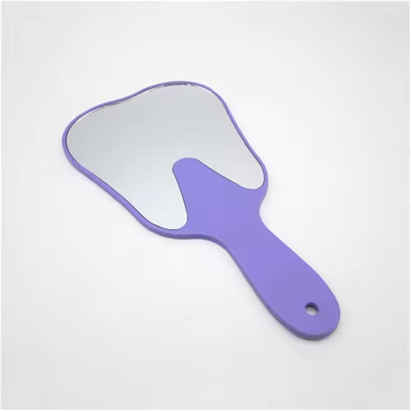 Unbreakable ToothShaped Dental Mouth Examination Mirror Handheld Oral  Makeup Accessory